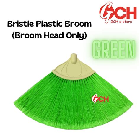 🔥nylon Bristle Broom With Handle Plastic Medium Hard Broom Broom