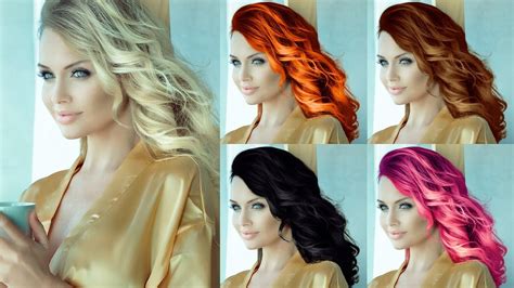 Change Blonde Hair To Black Photoshop