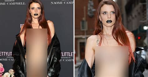 Julia Fox Stuns Fans After She Turns Up To Event Mostly Naked In Riskiest Look Yet