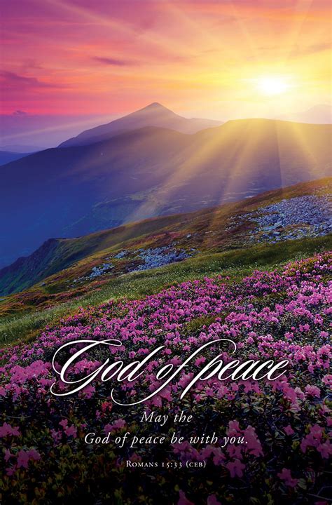 May The God Of Peace Funeral Regular Size Bulletin Cokesbury