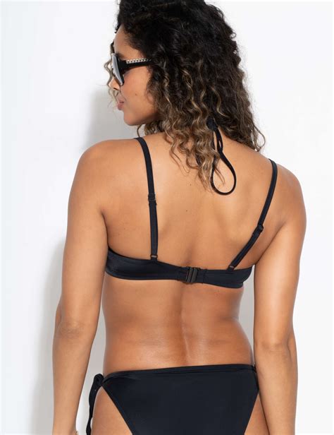 Glamazon Padded Wired Mesh Bikini Top Pour Moi M S