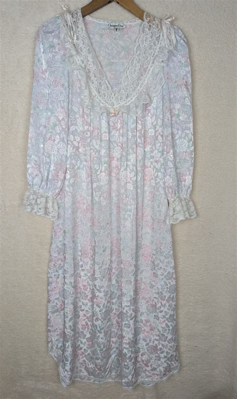 Christian Dior Lingerie Vintage Nightgown Union Made Gem