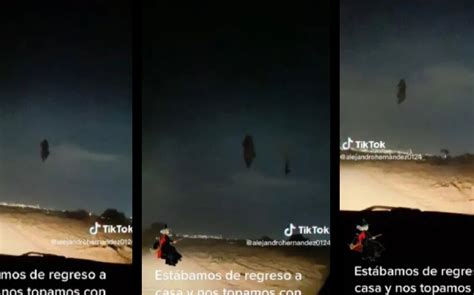 Guanajuato Captan Extra A Figura Volando Sobre Carretera Video Viral