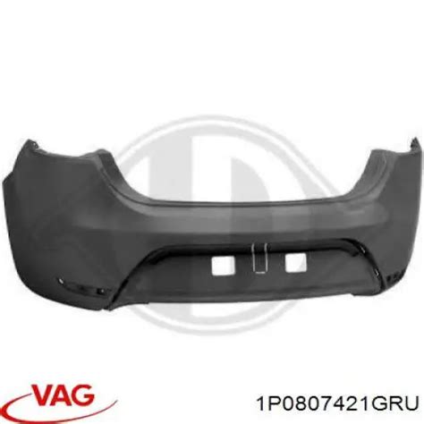 1P0807421GRU VAG бампер задний