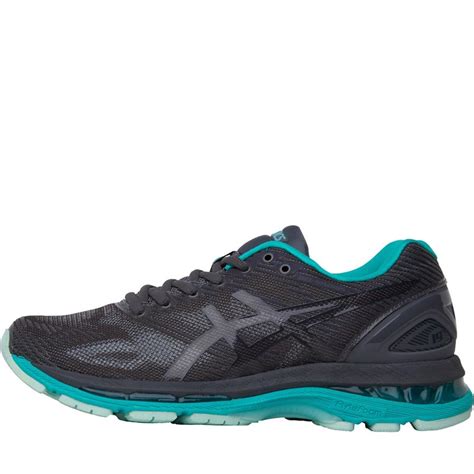 Buy Asics Womens Gel Nimbus 19 Lite Show Neutral Shoes Dark Greyblack