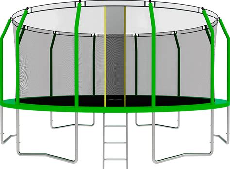 Батут SWOLLEN Comfort Overlap 16 FT (Green) - Купите по низкой цене!