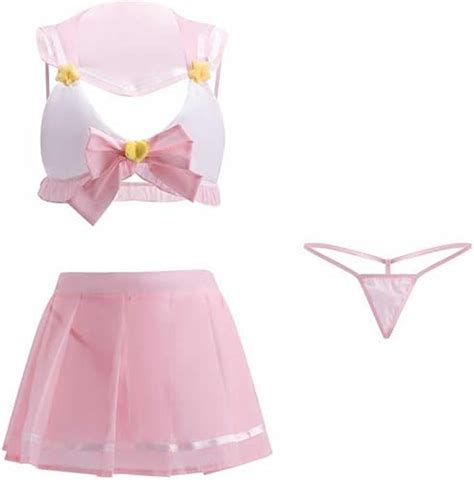 Amazon Yomorio Anime Outfits Lolita Sailor Cosplay Costume Sexy Kawaii Lingerie Outfit Bra