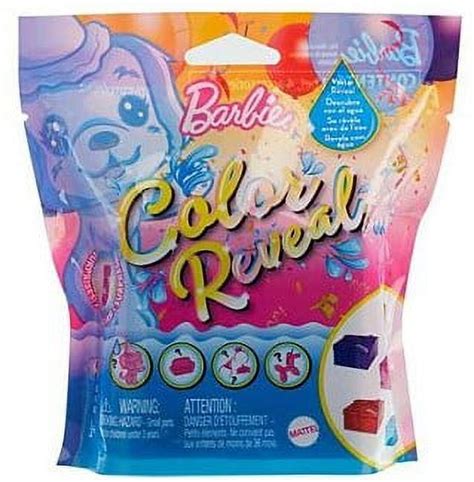 barbie color reveal party pet set   surprises includes puppy