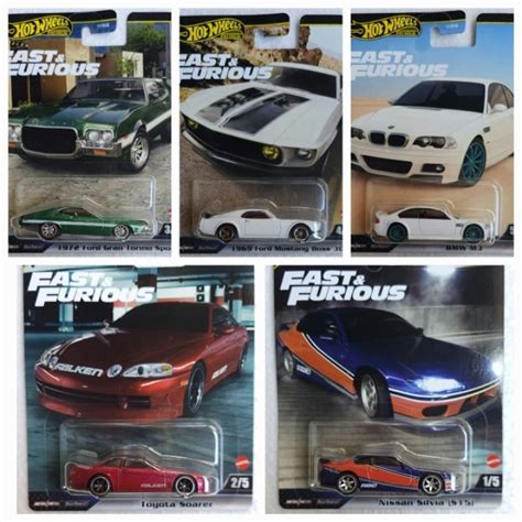 Hot Wheels Fast And Furious Mix Variation Silvia S Soarer Boss Ford Bmw Shopee