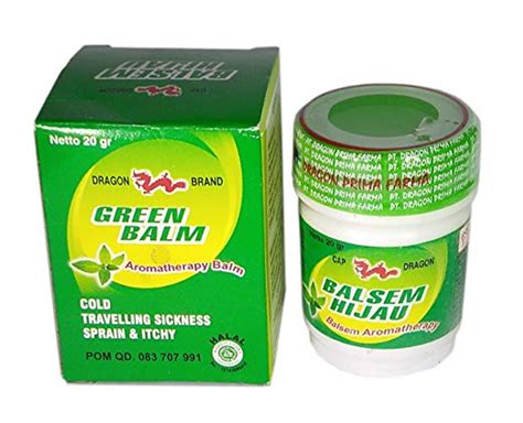 Cap Dragon Balsem Gosok Hijau Green Balm 20 Gram Javanese Taste