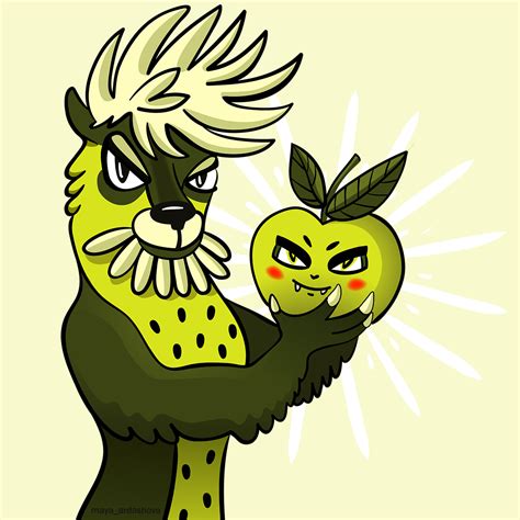 Иллюстрация Яблоко-киви в стиле 2d, компьютерная графика, реклама