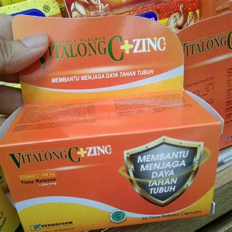 Jual Vitalong C Zinc Isi 30 Tab Shopee Indonesia