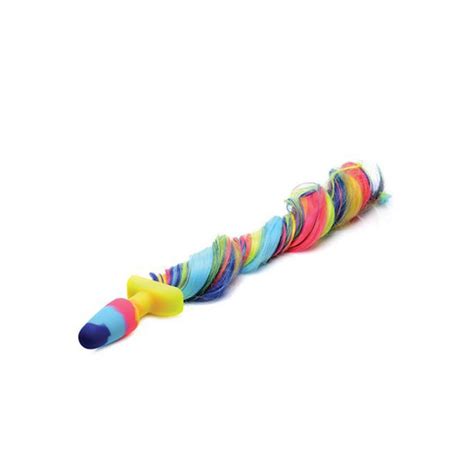 Tailz Rainbow Unicorn Tail Anal Butt Plug