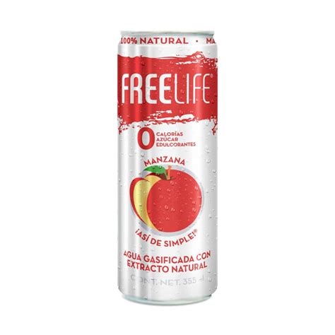 precios agua gasificada freelife manzana  ml compara  ahorra sucom