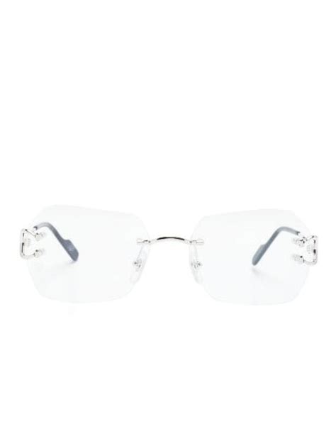 Cartier Eyewear Lunettes Montures Pour Homme FARFETCH