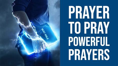 Prayer To Pray Powerful Prayers YouTube