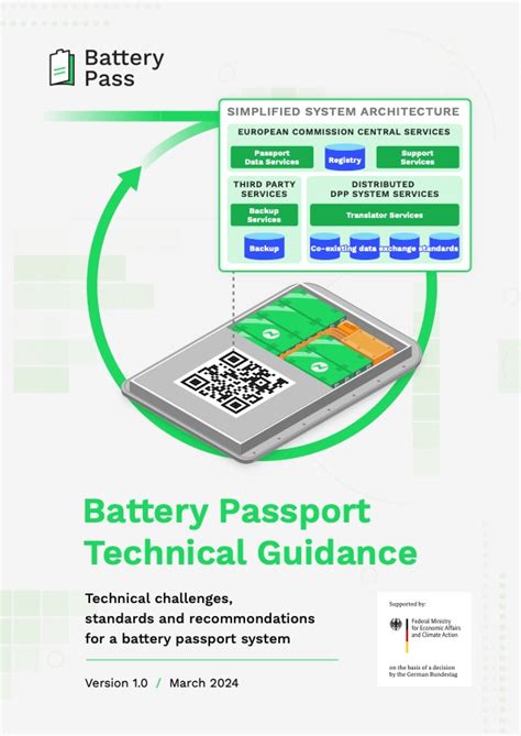 Battery Pass Consortium Releases The First Technical Guidance And Software Demonstrator For Eu