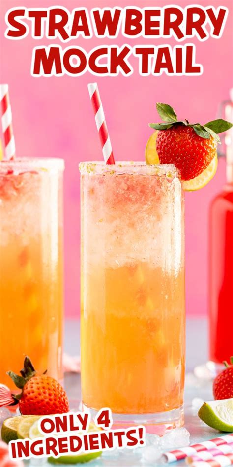 This Strawberry Citrus Mocktail Is One Of The Best Non Alcoholic Drink