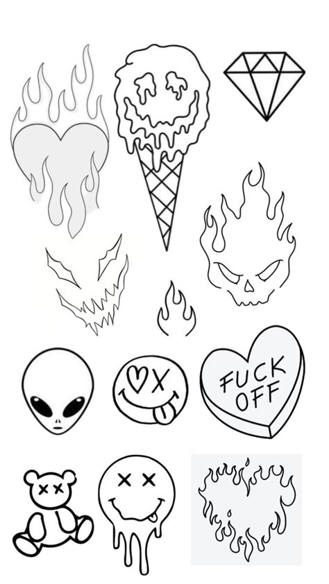 Эскиз 3 | Шаблон тату, Эскиз, Шаблоны