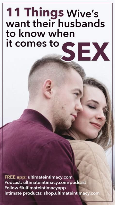 What Wive S Want Their Husbands To Know When It Comes To Sex