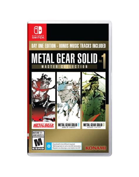 Nintendo Switch Metal Gear Solid Master Collection Vol. 1 Day One ...