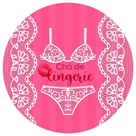 Painel Redondo Sublimado Ch De Lingerie Elo
