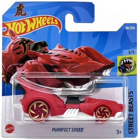 Mattel Hot Wheels Carrinho Purrfect Speed Cole O Street Beasts Kuantokusta
