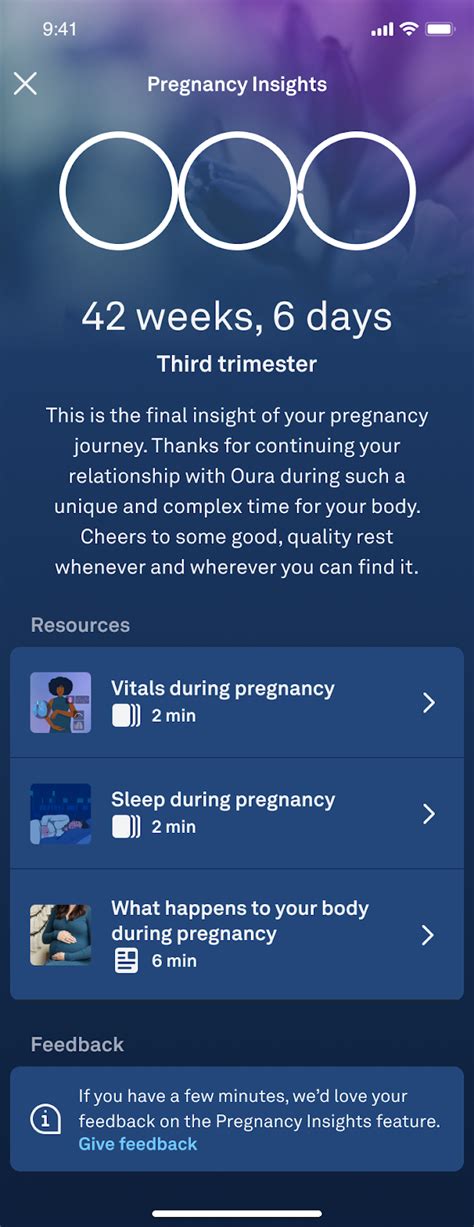 Smart Ring Maker ŌURA Adds New In-App Pregnancy Insights Feature | Femtech Insider