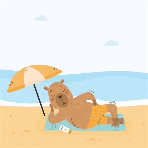 funny animal relaxing