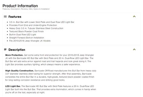 product description writing  examples  product descriptions