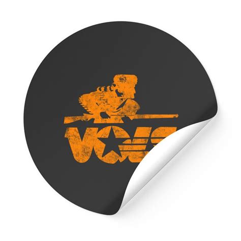 Tennessee Vols Silhouette Mascot Logo Distressed - Tennessee - Stickers ...