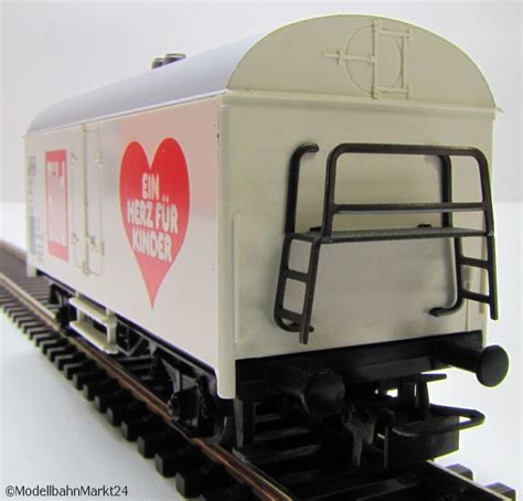 MÄRKLIN 4400 DB Güterwagen Bild Herz für Kinder Epoche IV H0 SW