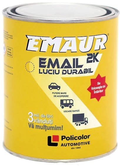 Vopsea Auto Policolor Emaur Alb Boreal 1 L EVopseaAuto Ro