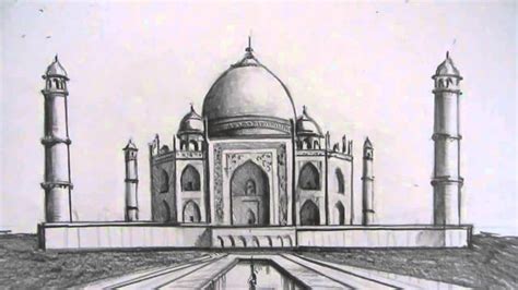 How To Draw The Taj Mahal Narrated Step By Step Hildur K O Art Blog