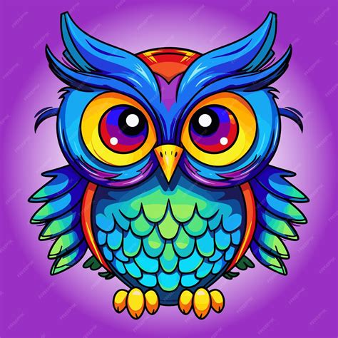 Premium Vector Cute Owl Animal Cartoon Character Icon Owl Logo