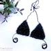 Fluffy Faux Fur Black Crochet Bra Top Fur Bikini Top Furry Festival