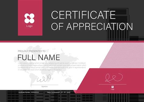 Premium Vector Elegant Professional Certificate With Beautiful Colors