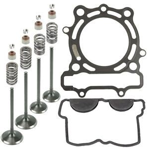 Cylinder Intake Exhaust Gasket Valve Kit For Kawasaki Kx F