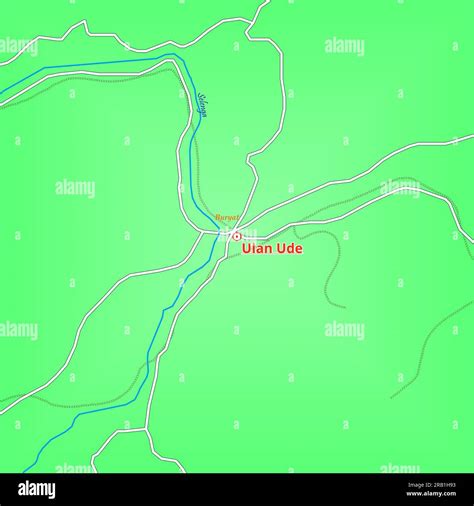 map  ulan ude city  russia stock photo alamy