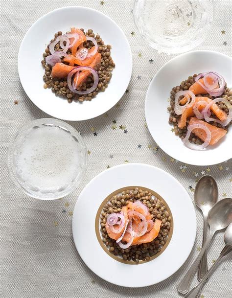 Salade De Lentilles Au Saumon Fum Pour Personnes Recettes Elle