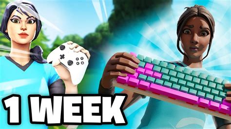 My Controller To Keyboard Mouse Week Progression Fortnite Battle