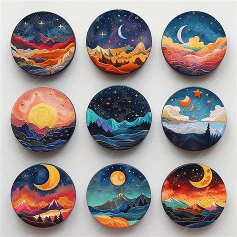 Atmospheric Crafts Patterns with Space | Premium AI-generated image