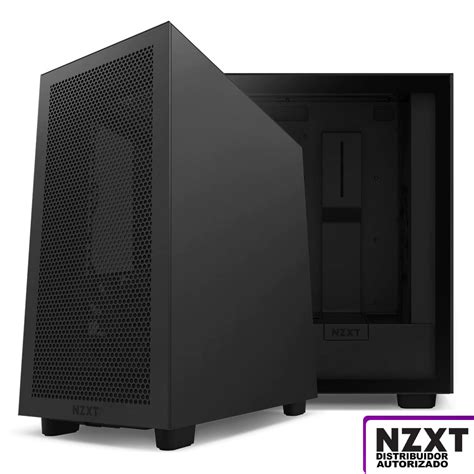 Gabinete NZXT H7 FLOW Negro Cristal Templado ATX Sin Fuente USB