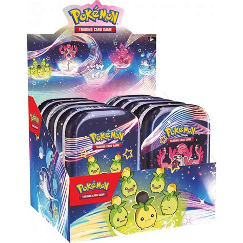 Pokébox Mini tin Dofin EV4 5 Ecarlate et Violet Destinées de Paldea