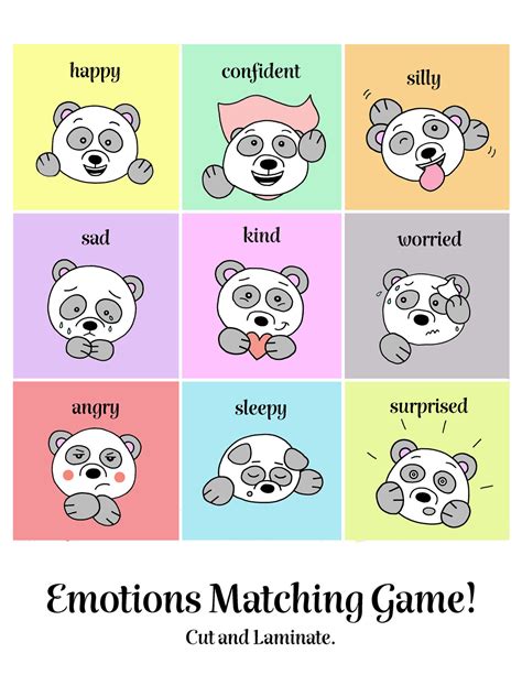 Free Printable Feelings Chart for Kids! ⋆ The Hollydog Blog