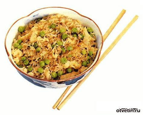 Рис 3 дл, Вода 5 дл, 4 яйца, большая чашка замороженного горошка ...