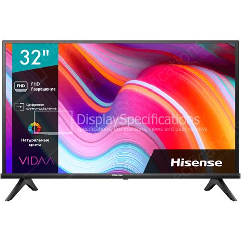31.5" Hisense 32A4K - Specifications