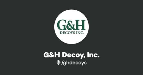 G&H Decoy, Inc. - Listen on Spotify - Linktree