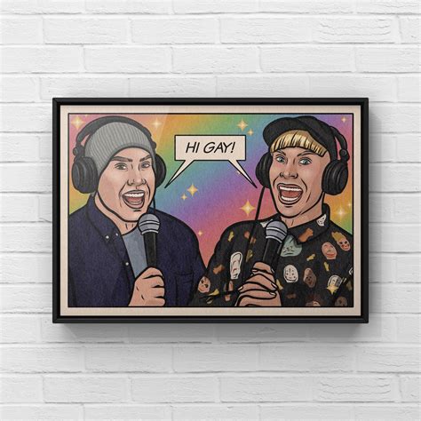 Trixie Katya Pop Art Print Hi Gay Poster Pride Wall Art A A A Poster Etsy