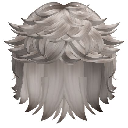 Fluffy Layered Messy Cool Boy Hair Ash Blonde Roblox